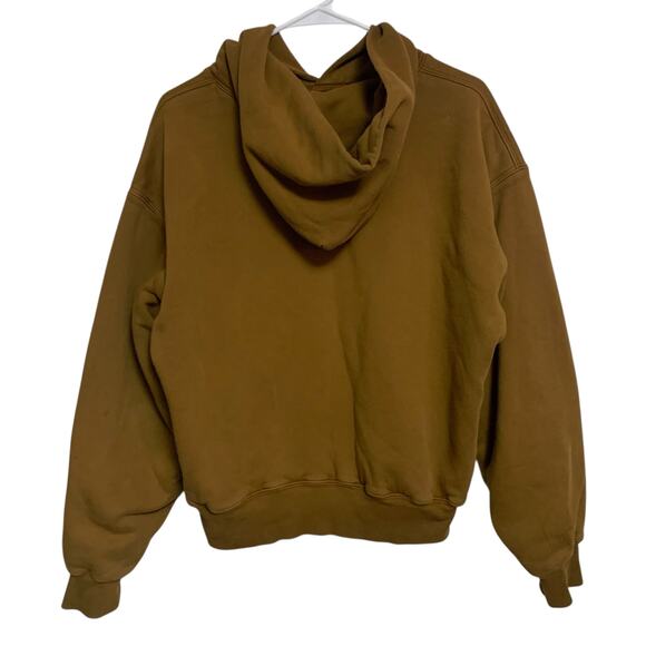 Yeezy Yzy x GAP Double Layer Brown Hoodie Womens Size M - Picture 4 of 7